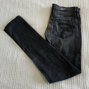 Size 24 Frankie B. Stud F pocket skinny jeans